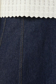 Raya Denim Skirt 164339 | Dark Blue | Nederdel fra Neo Noir