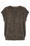 Laya Knit Vest 8039 | Military | Marta du Chateau