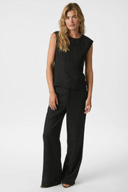 Emmett Boucle Pants | Black | Bukser fra Neo Noir