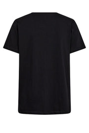 Elli O-SS Tee  | Black | T-shirt fra Mos Mosh