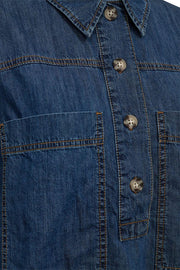 Zaman Dress 207095 | Medium Blue Denim | Kjole fra Freequent