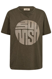 Zini O-SS Tee   | Sea Turtle | T-shirt fra Mos Mosh