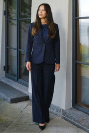 Francine Suit Blazer | Dark Navy | Blazer fra Neo Noir