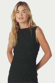 Liblana Mesh Top | Black | Bluse fra Neo Noir