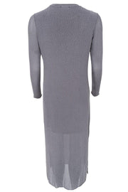 Alexis Dress W/Stones | Grey | Kjole fra Black Colour