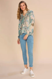 Eisa Sarasa Blouse | Wasabi | Bluse fra Mos Mosh