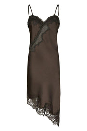 Sorelle Lace Dress | Dark Brown | Kjole fra Neo Noir