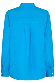 Karli Linen Shirt | Blue Aster | Skjorte fra Mos mosh
