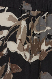 Mison Skirt | Black w. Desert Taupe | Nederdel fra Freequent