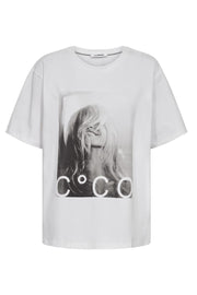 Coco Chic Box Tee 43023 | White | T-Shirt fra Co'couture