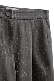 Widy Pants 206601 | Dark Grey Mel W Star Off-White | Bukser fra Freequent