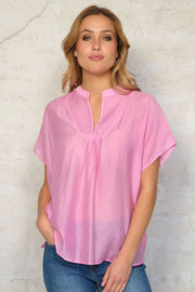 Vilde Blouse 2535 | Pink | Bluse fra Prepair