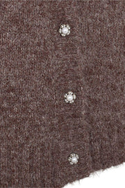 Louisa Cardigan 206454 | Coffee Bean Melange | Cardigan fra Freequent