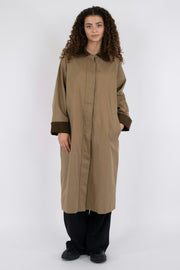 Anneli Cord Coat | Khaki | Jakke fra Neo Noir