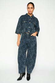 Rosy Floret Jeans Ankle | Blue | Jeans fra Mos Mosh