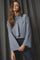 Tenga Tie Blouse 45044 | Dusty Blue | Bluse fra Co'couture