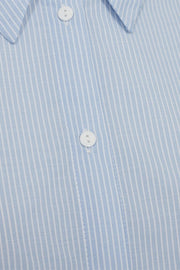 Lindin Shirt 203389 | Della Robbia Blue w. Offwhite | Skjorte fra Freequent