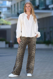 Anna Pants 2612 | Leopard | Bukser fra Prepair