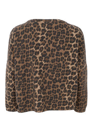 Zelda Sweatshirt | Leopard | Sweatshirt fra Black Colour