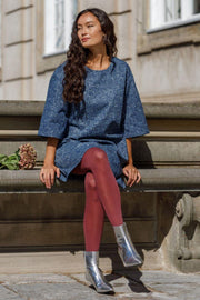 Asta Tights | Plum | Tights fra Black Colour