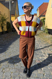 Beverly Barrel Pant | Camel | Bukser fra Black Colour