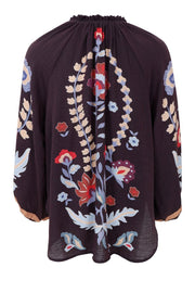 Marigold Blouse | Dk. Chocolate | Bluse fra Black Colour