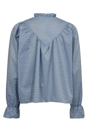 Emily Dot Blouse 35563 | Pale Blue | Skjorte fra Co'couture