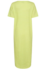 Alma Tshirt Dress | Lime Yellow Stripe | Kjole fra Liberté