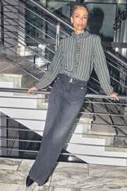 Colette Grendel Jeans Long | Grey Wash | Jeans fra Mos Mosh