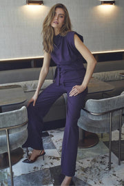 Nolan Wide Pant 31644 | Plum | Bukser fra Co'couture