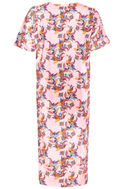 Alma T-Shirt Dress | Rosa Multicolor Pasiley | Kjole fra Liberté