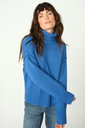 Rola Bine Rollkragenpullover | Blauer Lolite | Strick von Mos Mosh – nedsat