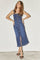 Tyler Denim Long Dress 36534 | Denim blue | Kjole fra Co'couture