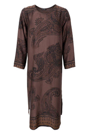 Jasmine Long Dress | Coffee | Kjole fra Black Colour
