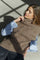 Row Oversize Cable Knit Vest 32222 | Walnut | Strik fra Co'couture