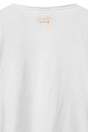 Tulli V-SS Basic Tee | White | T-shirt fra Mos Mosh