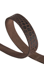 Belts 16130 | Brown Croco | Bælte fra Depeche