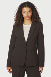 Francine Suit Blazer | Dark Brown | Blazer fra Neo Noir