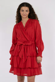 Ada S Voile Dress 161858 | Red | Kjole fra Neo Noir