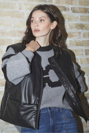 Row Coco Logo Knit 32214 | Light Grey | Strik fra Co'couture