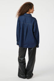 Lash Denim Shirt | Dark Blue | Skjorte fra Neo Noir