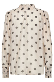 DrewCC Dot Shirt | Black | Skjorte fra Co' Couture