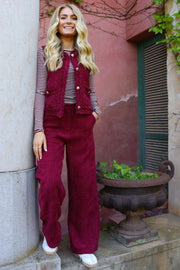 Coco Wide Pants | Bordeaux | Bukser fra Liberté