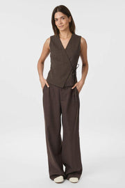 Emmett Melange Pants | Brown Melange | Bukser fra Neo Noir