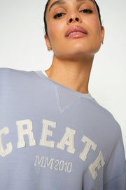 Celli O-LS Sweatshirt | Eventide | Sweats fra Mos Mosh