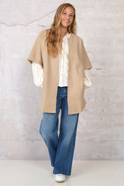 Mollie Jacket 2682 | Sand | Jakke fra Prepair