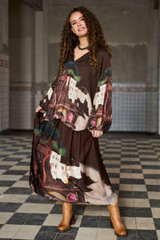 Toscana Blouse | Coffee | Bluse fra Black Colour