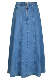 Raya Denim Skirt | Vintage Blue | Nederdel fra Neo Noir