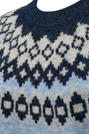 Novala Pullover 206810 | Wedgewood Mel. W. Salute Mel. | Strik fra Freequent