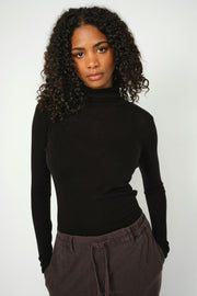 Bouch Rollneck Knit | Black | Strik fra Mos Mosh
